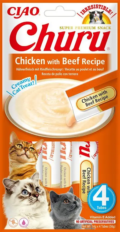 Cat Creamy Chicken with Beef