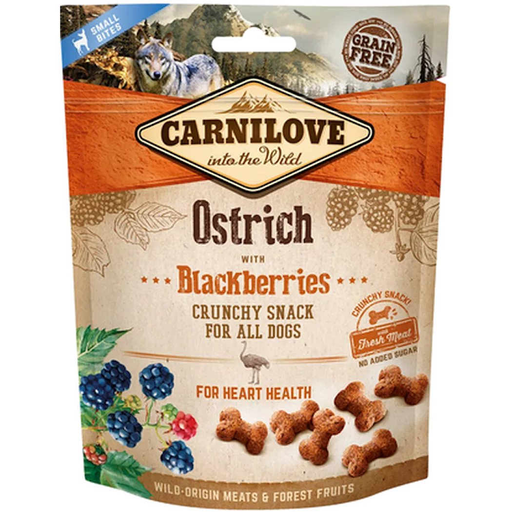Carnilove Dog Crunchy Snack Ostrich & berries