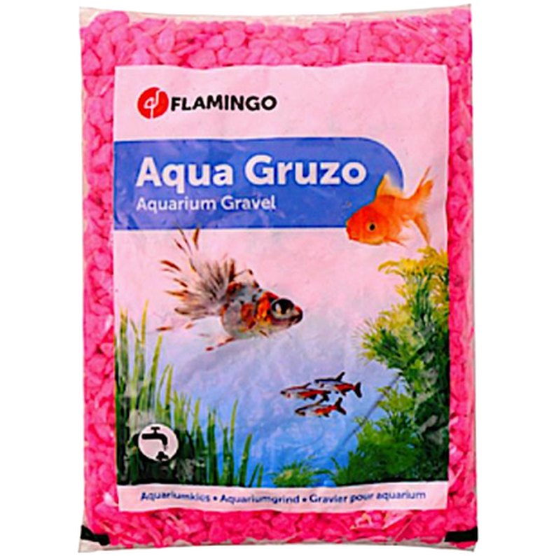 Akvariegrus neonrosa 1 kg - Akvaristen - Akvarie inventar - Akvariegrus & sand - Flamingo