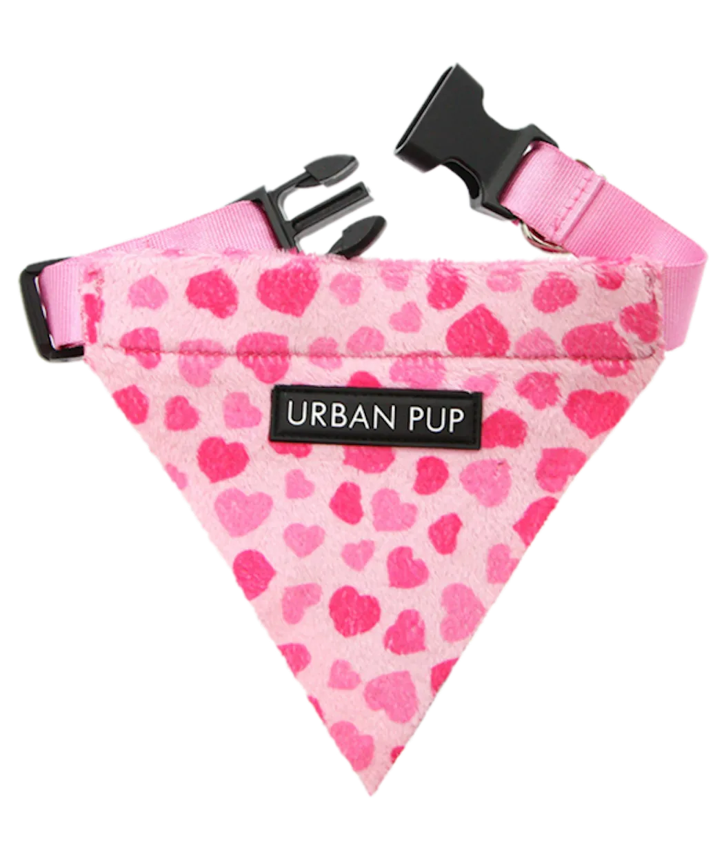 Urban Pup Bandana Hearts Rosa