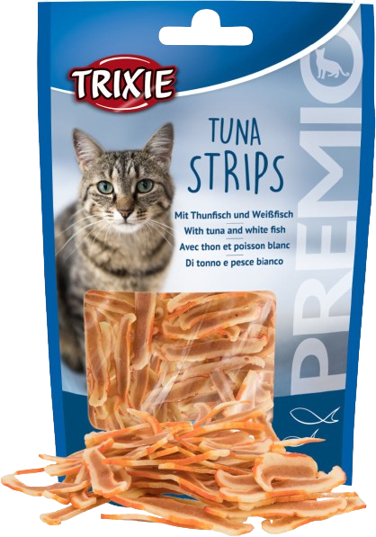 Trixie - Premio Tuna Strips 20 g - Katt - Kattgodis & Kattgräs - Belöningsgodis för katt - ZOO.se