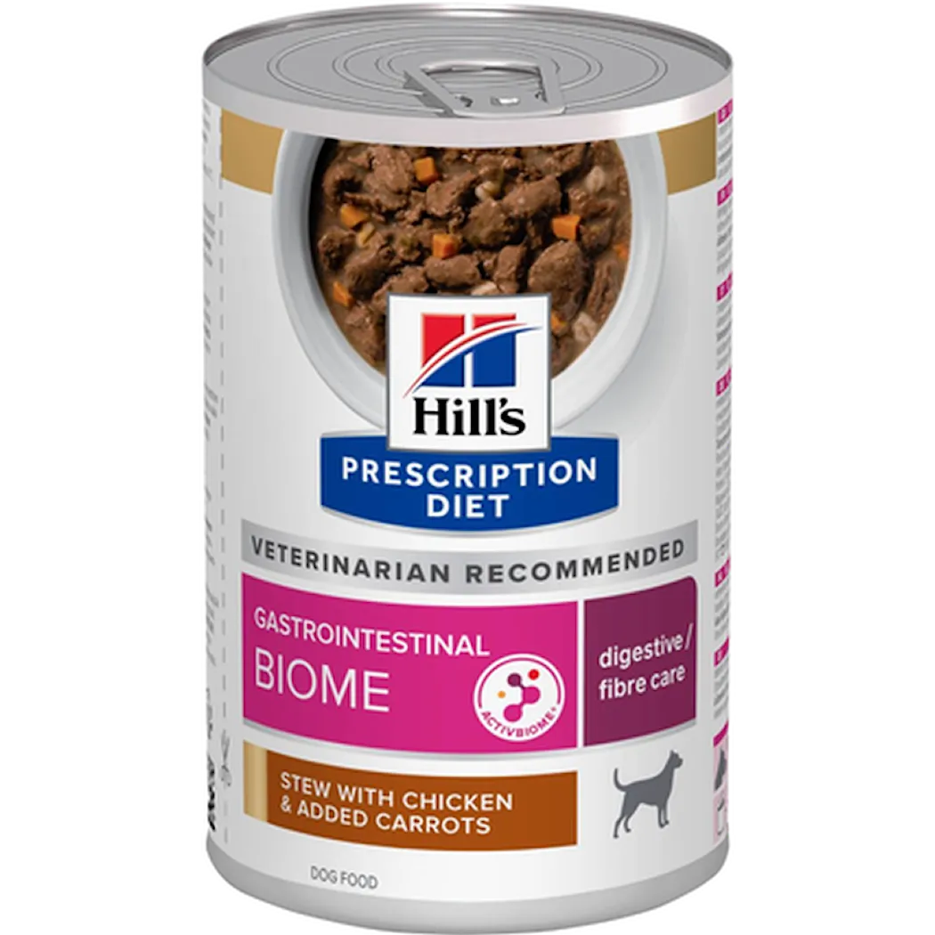 Hill's Prescription Diet Dog Adult Gastrointestinal Biome Chicken & Vegetables Stew 354 g