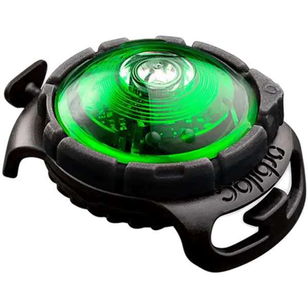 Safety Light Dog Dual LED - With Quick Mount & Adjustable Strap Green 5 km