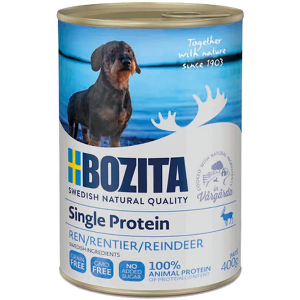 Dog Reindeer Single Protein Can