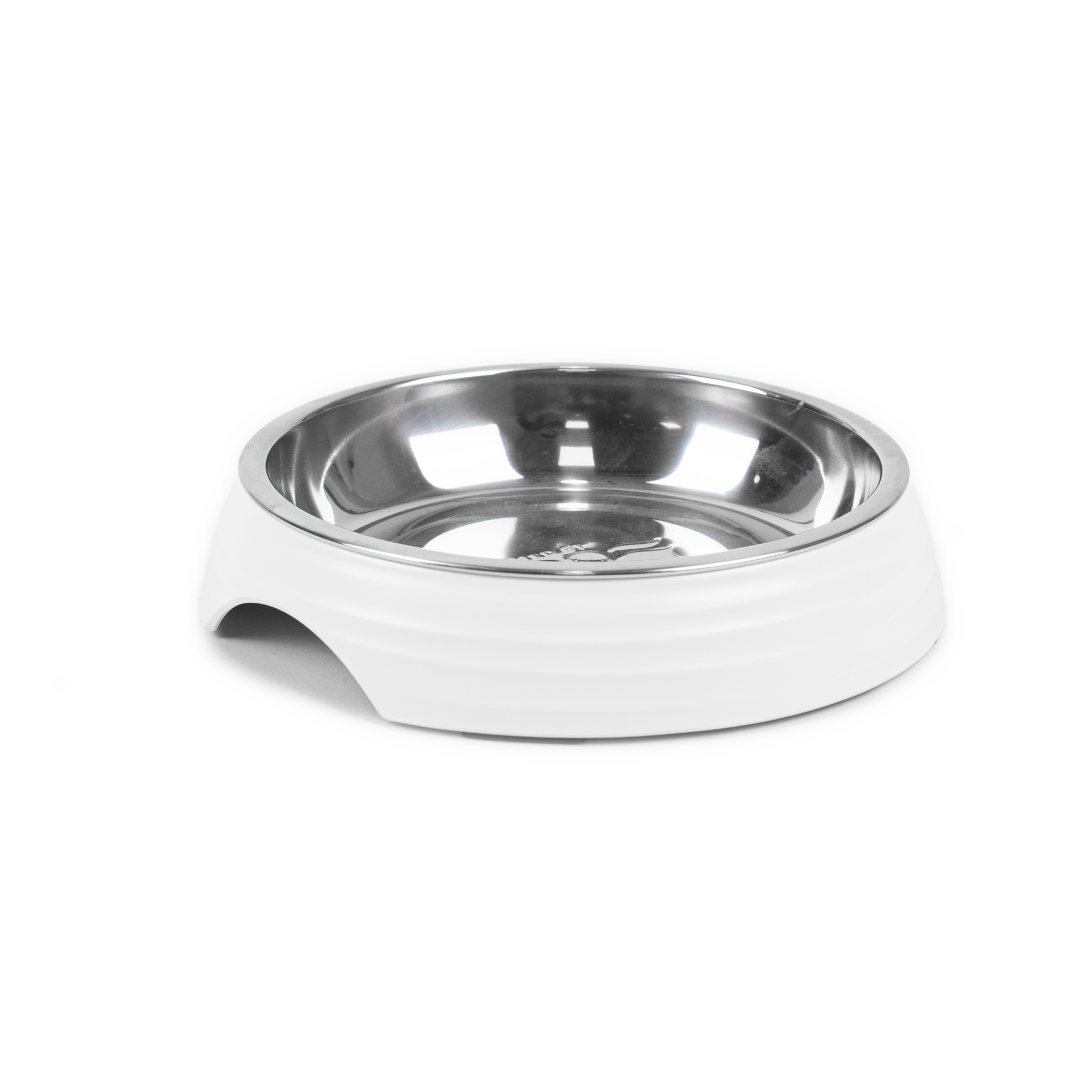 Selected by ZOO - Kattmatskål Ripple Vit S/M, 200ml, 14x14x3cm - Katt - Matplats & Vattenfontäner för katt - ZOO.se