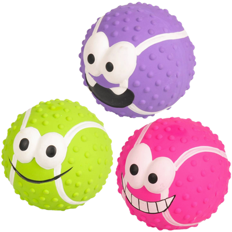 Flamingo - Latex Laughing Ball Mix 6,5 cm - Hund - Hundleksaker & Spel - ZOO.se