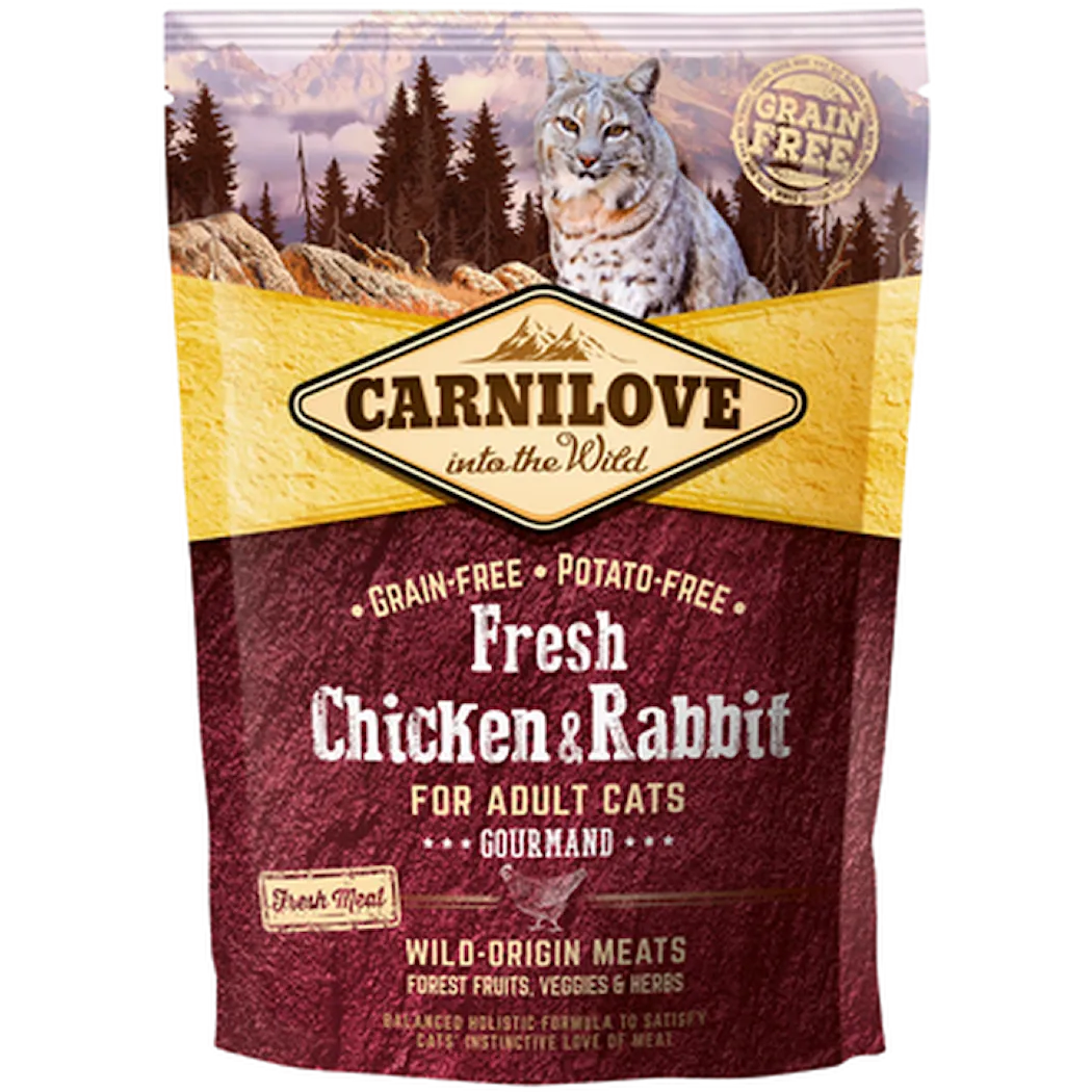 Carnilove Cat Fresh Chicken & Rabbit - Gourmand