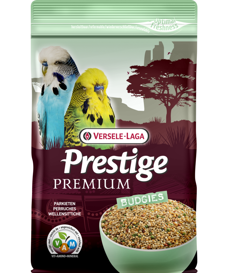 Versele-Laga - Prestige Premium Budgie (Undulat) 2,5 kg - Fågel - Fågelmat & Fågelfoder - ZOO.se