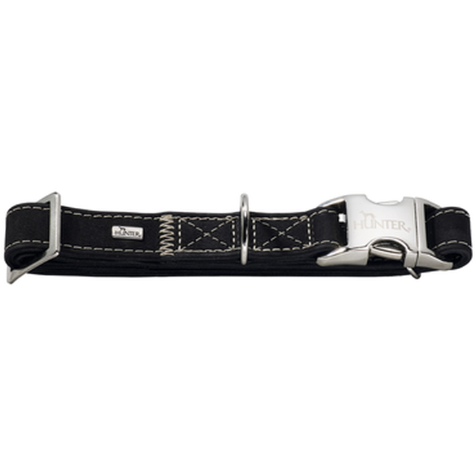Hunter - Hundhalsband Hunting Alu-Strong Svart M - Halsmått 30-45cm - Hund - ZOO.se