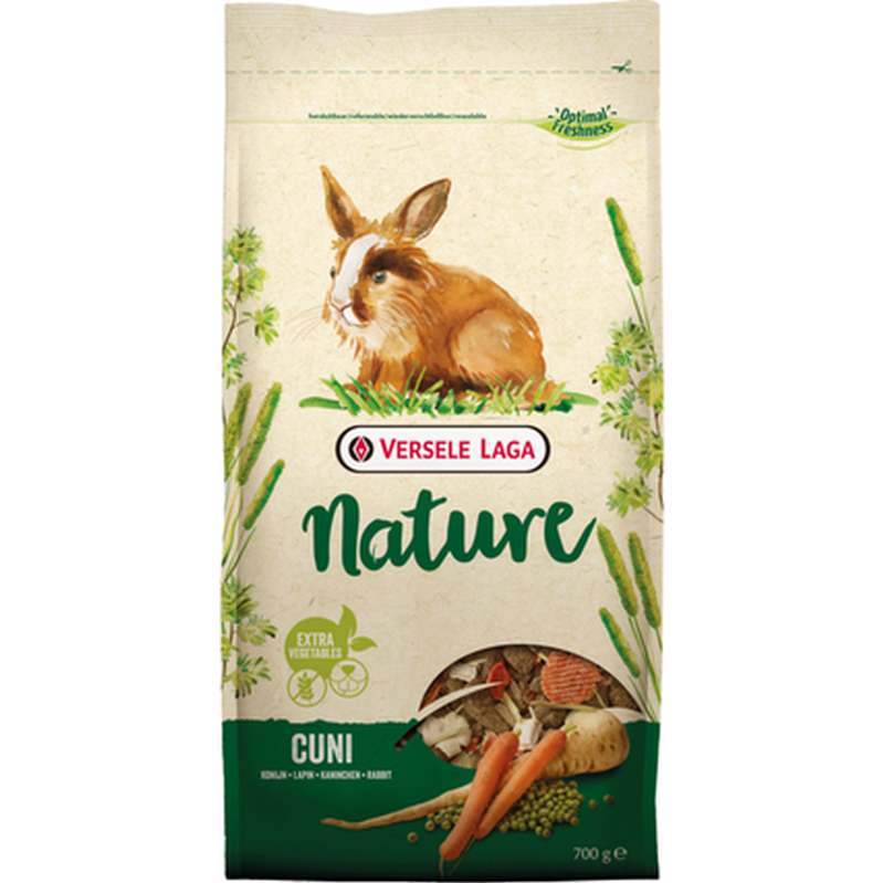 Nature Cuni (Kanin) 700 g - Smådjurstillbehör - Smådjursfoder & Hö - Versele-Laga - ZOO.se