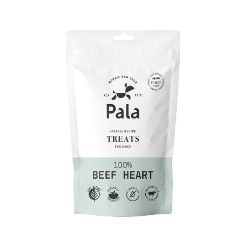 Pala - Treat - 100% Beef heart - 100g - Hund - Hundgodis - ZOO.se