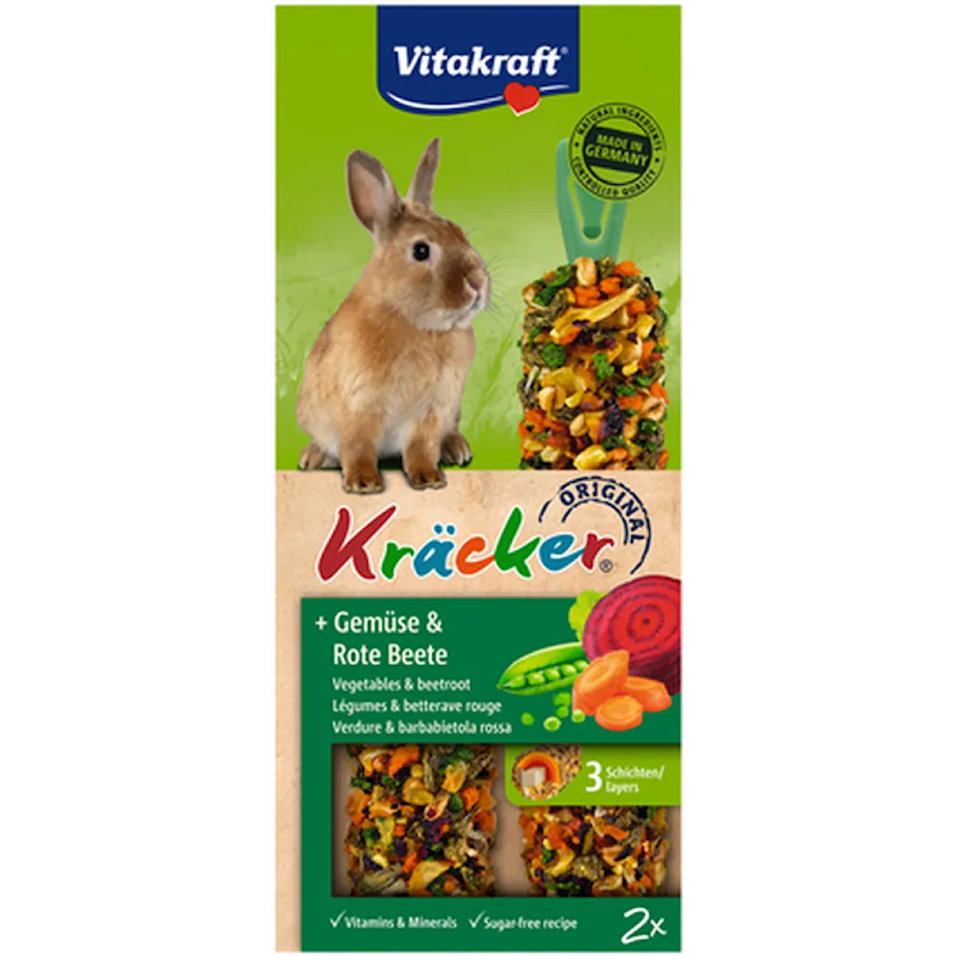 Vitakraft Kräcker Kanin Grönsak 2-pack