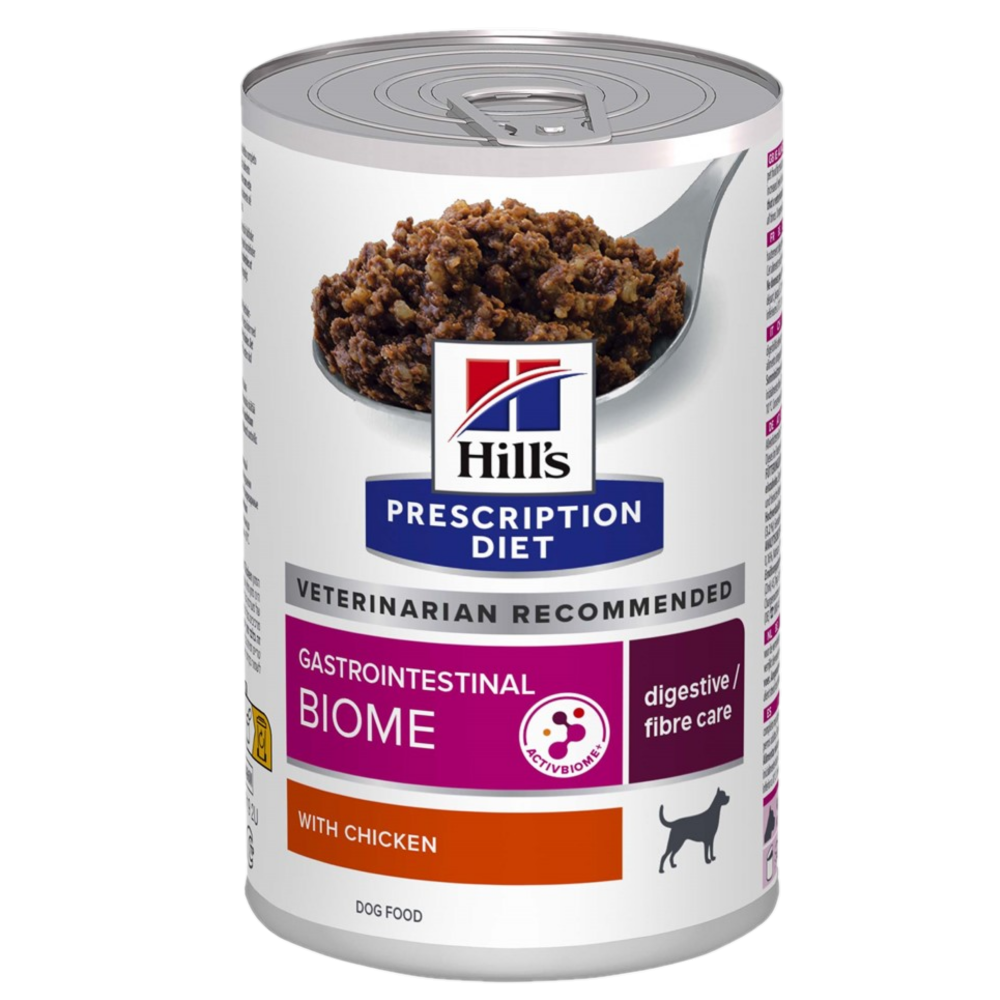Hill's Prescription Diet Dog - Gastrointestinal Biome Digestive Care Chicken 370 g x 12 st - Hund - ZOO.se