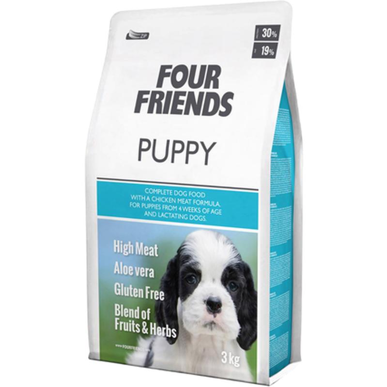 FourFriends - Dog Puppy 12 kg - Hund - Hundmat & hundfoder - Torrfoder för hund - ZOO.se
