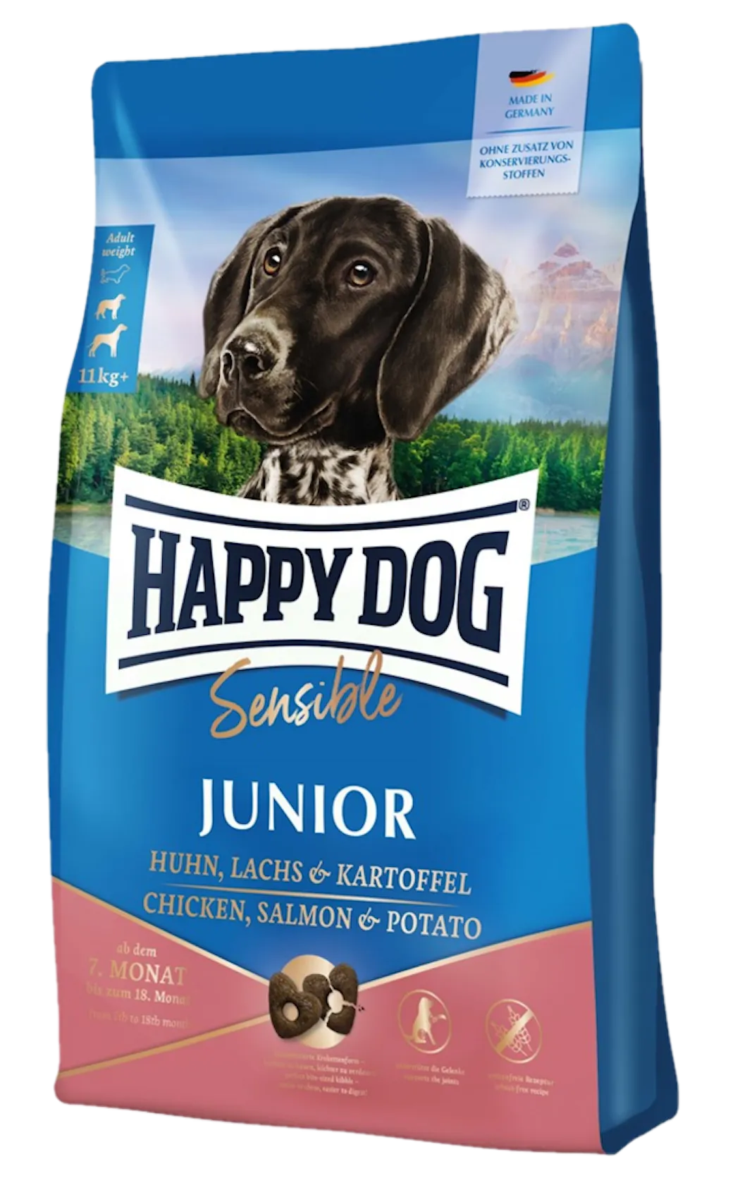 Happy Dog Dry Food Sensible Junior Salmon & Potato