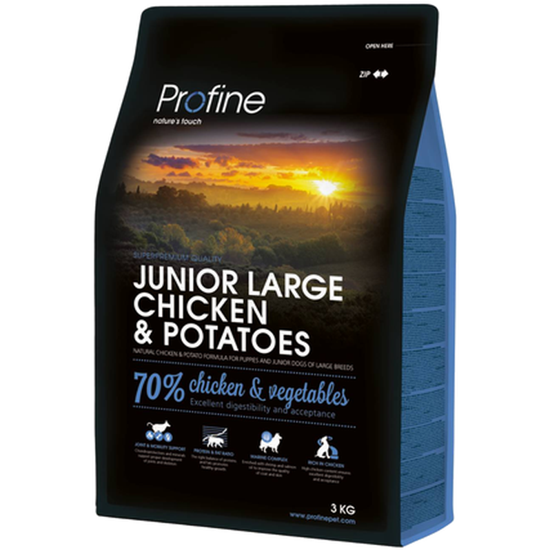 Profine Tørrfôr Junior Large Kylling & Poteter | ZOO.no