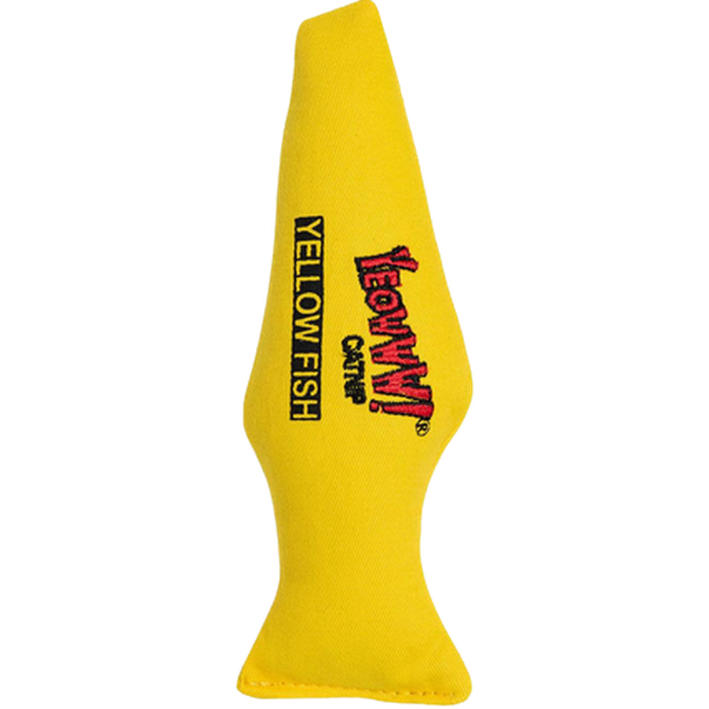 Yeowww! - Catnip Cat Toy Fish Yellow 18cm - Katt - Kattleksaker - ZOO.se