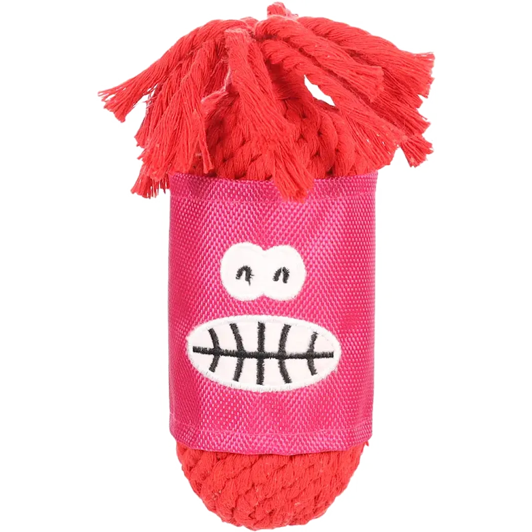 Flamingo Dog Toy Fikky Rope Red 24 cm