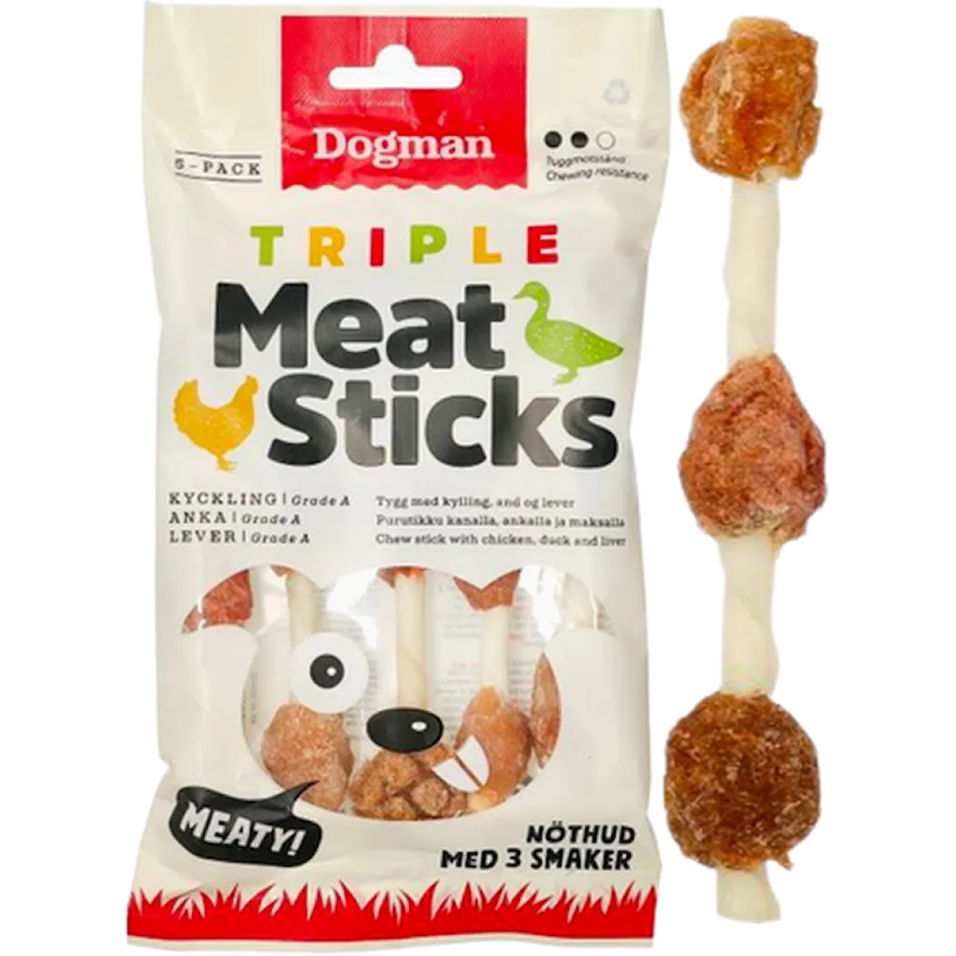 Dogman Triple Meat Sticks Small 100 g
