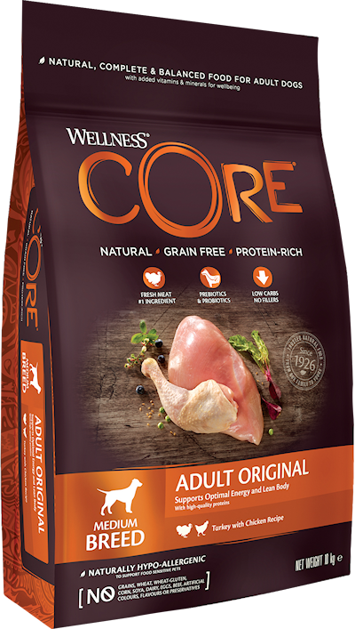 Preview of Core Petfood Dog Adult Original Medium Breed Chicken & Turkey Dry 10 kg
