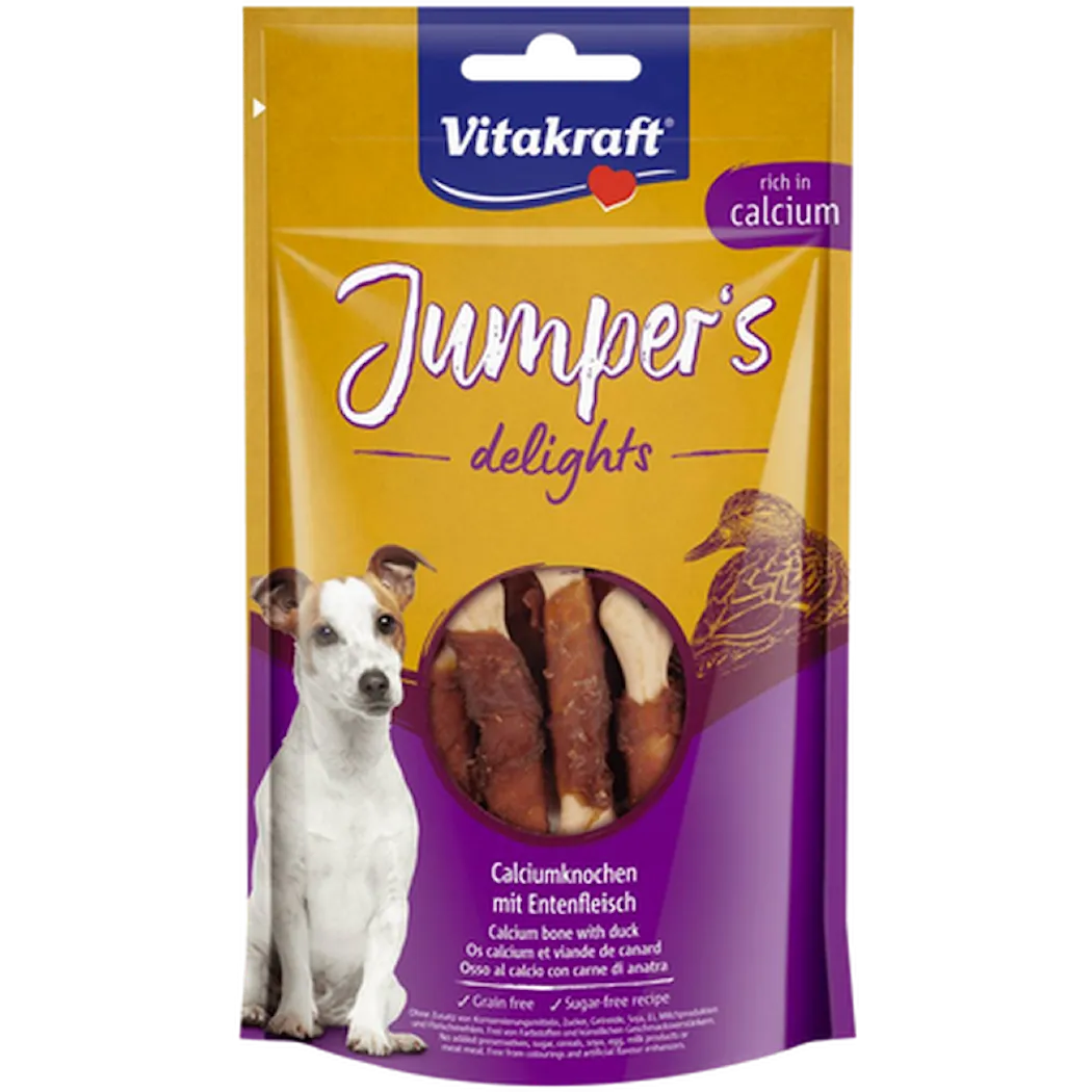 Dog Jumpers Delights Duck Bonas 80 g