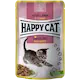 Happy Cat Pouch Kitten/Junior Poultry In Sauce Pink 85 g