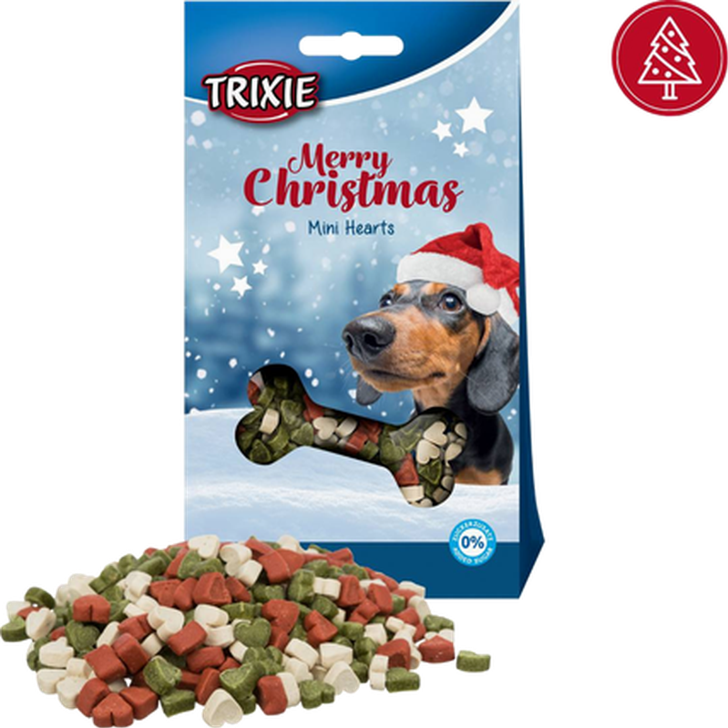 Trixie - Christmas Mini Hearts Chicken Mix 140 g - Hund - Hundgodis - ZOO.se