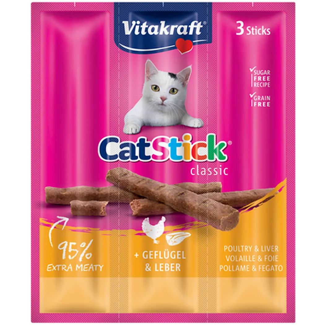 Vitakraft CatSticks Mini Kylling/Lever