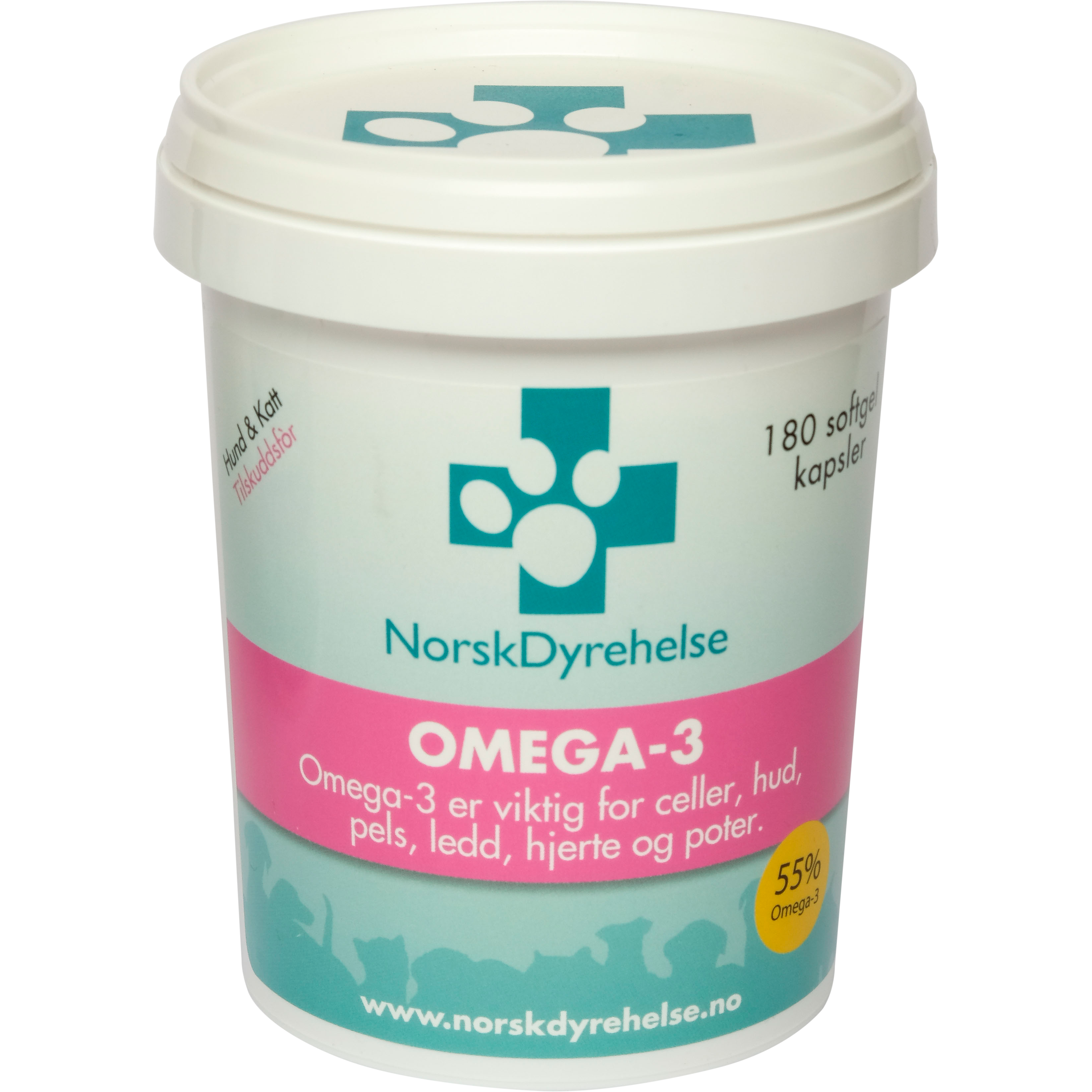 Norsk Dyrehelse - Norsk Dyrehelse Omega-3 180 softgel 180 ml - Hund - Hundepleie & kosttilskudd - Kosttilskudd & hundevitaminer - ZOO.no