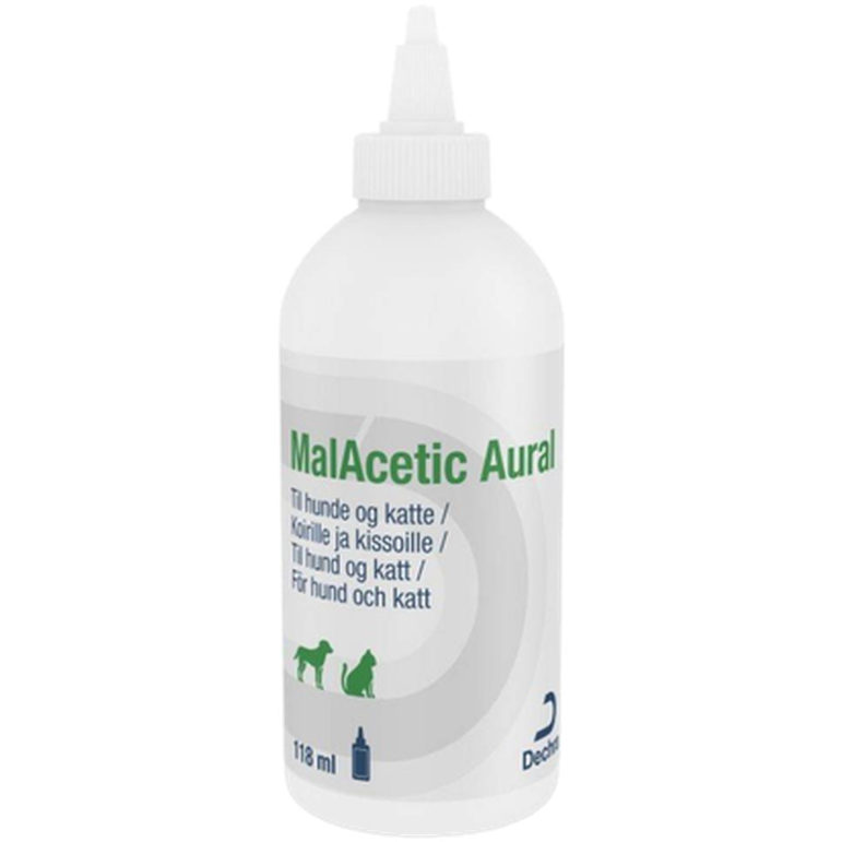 Dechra - MalAcetic™ Ørespyling for hunder og katter 118 ml - Hund - Hundepleie & kosttilskudd - Ørepleie for hund - ZOO.no