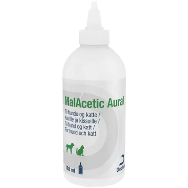 MalAcetic™ Ørespyling for hunder og katter 118 ml
