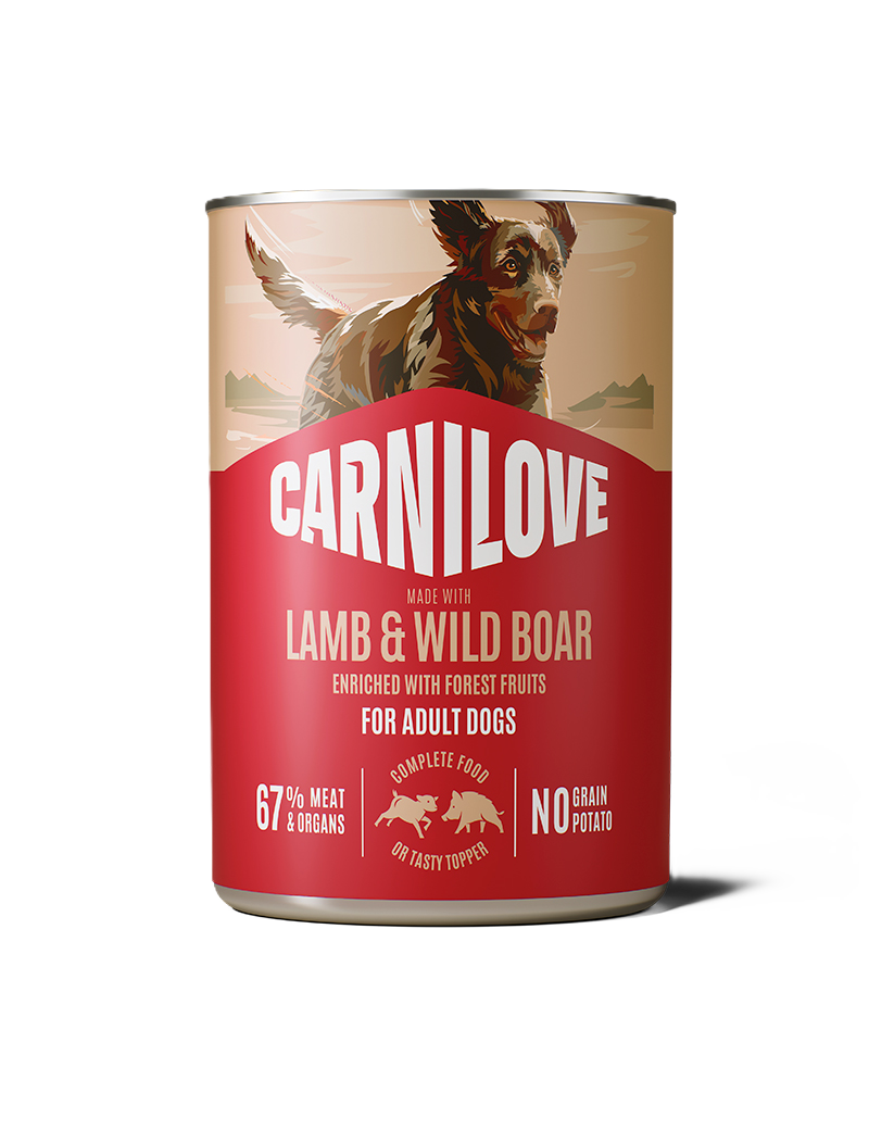 Carnilove Dog Can Paté Lamb & Wild Boar 400g