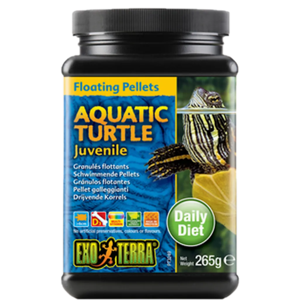 Aquatic Turtle Juvenile - flytende pellets, svart 250g