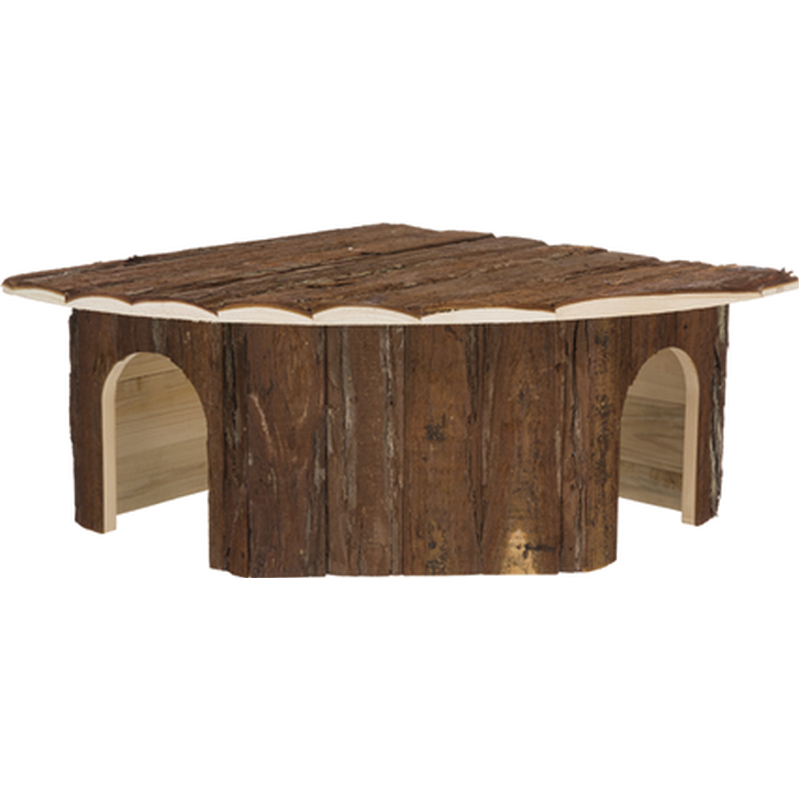 Trixie - Natural Living Jesper Corner House Brown 52 x 18 x 37/37 cm - Smådjur - ZOO.se