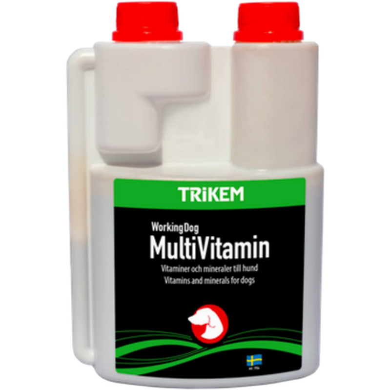 WorkingDog Multivitamin 500ml - Hund - Hundvård & Tillskott - Kosttillskott för hund & Hundvitaminer - Trikem - ZOO.se