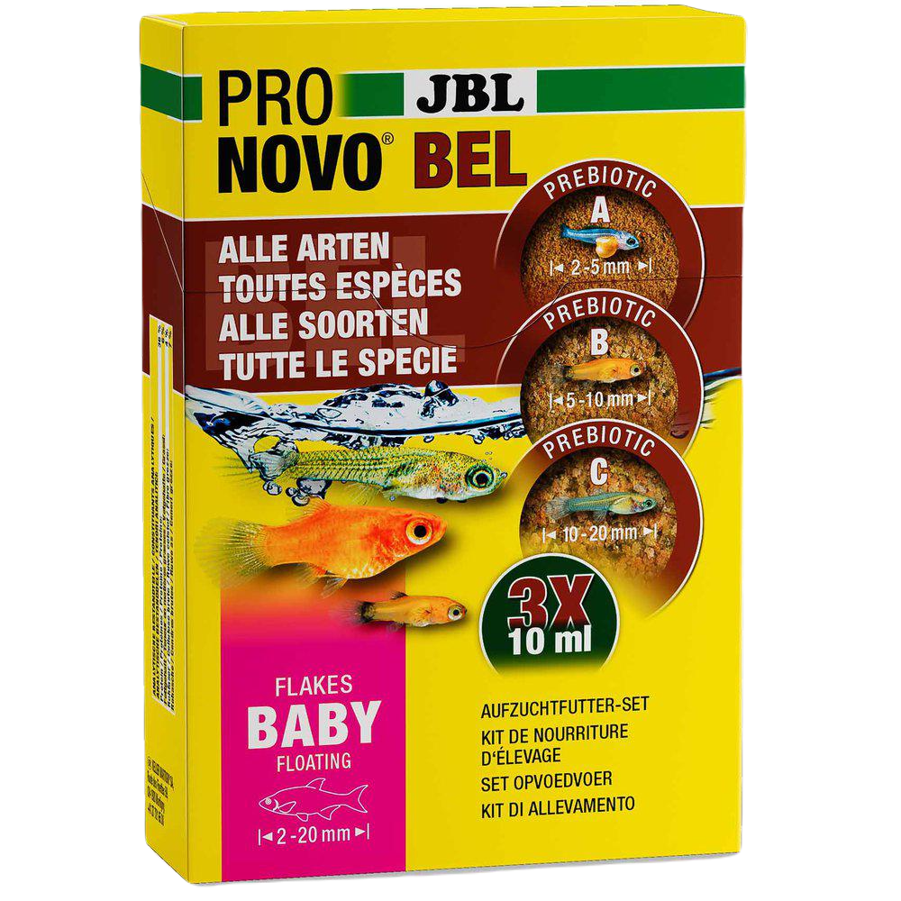 JBL - Pronovo Bel Flakes Baby 3X10ml - Akvaristik - Fiskfoder & Fiskmat - ZOO.se