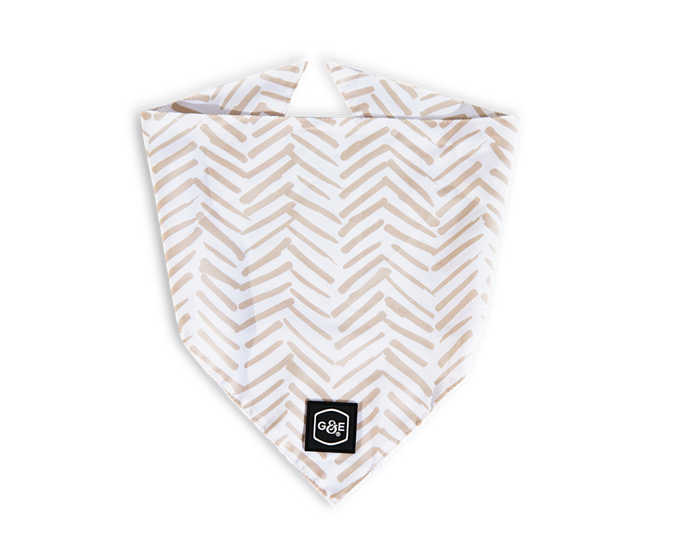 Gustaf och Evita - Bandana Chicish XXS/XS, 48 cm mønstret - Hund - Hundeklær & potesokker - Sløyfer & hundeslips - ZOO.no