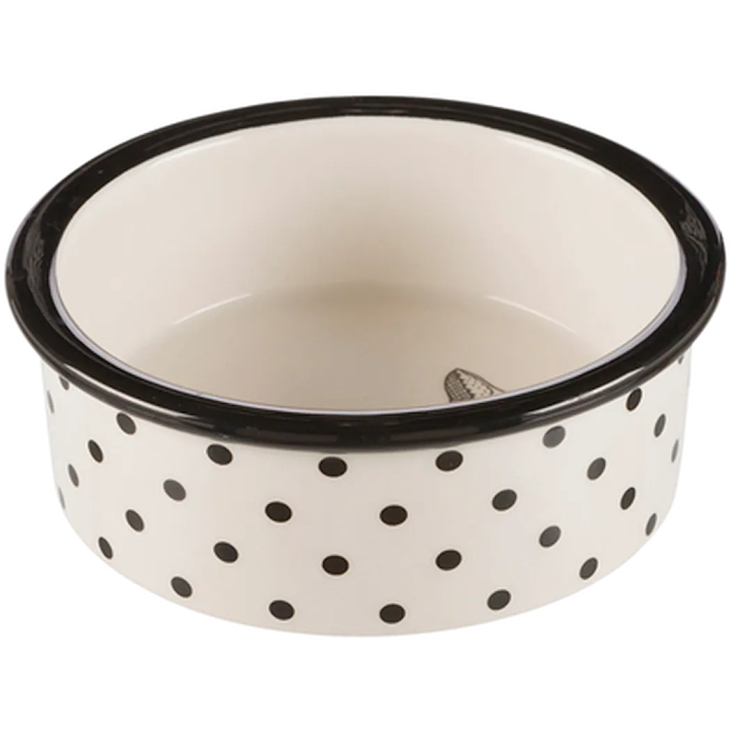 Zentangle Ceramic Bowl White 300 ml