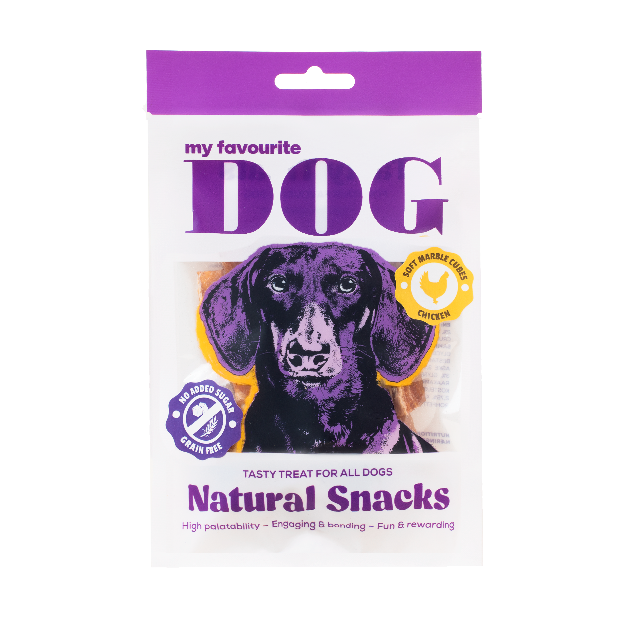 My favourite DOG - Soft Marble Cubes - Chicken 72g - Hund - Hundgodis - ZOO.se