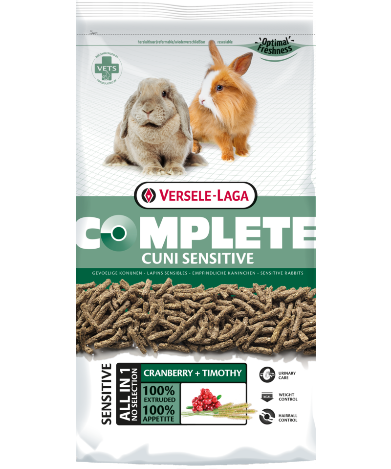 Versele-Laga - Complete Cuni Sensitive 1,75 kg - Smådjur - Smådjursfoder & Hö - ZOO.se