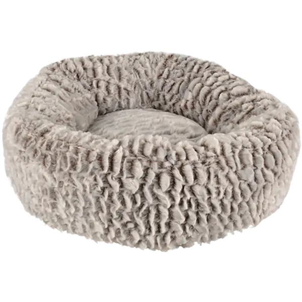Dog Bed Round Snoozzy Gray 50 cm