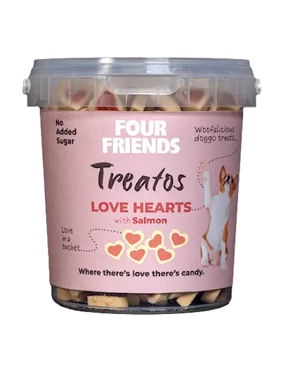 Dog Treatos Love Hearts
