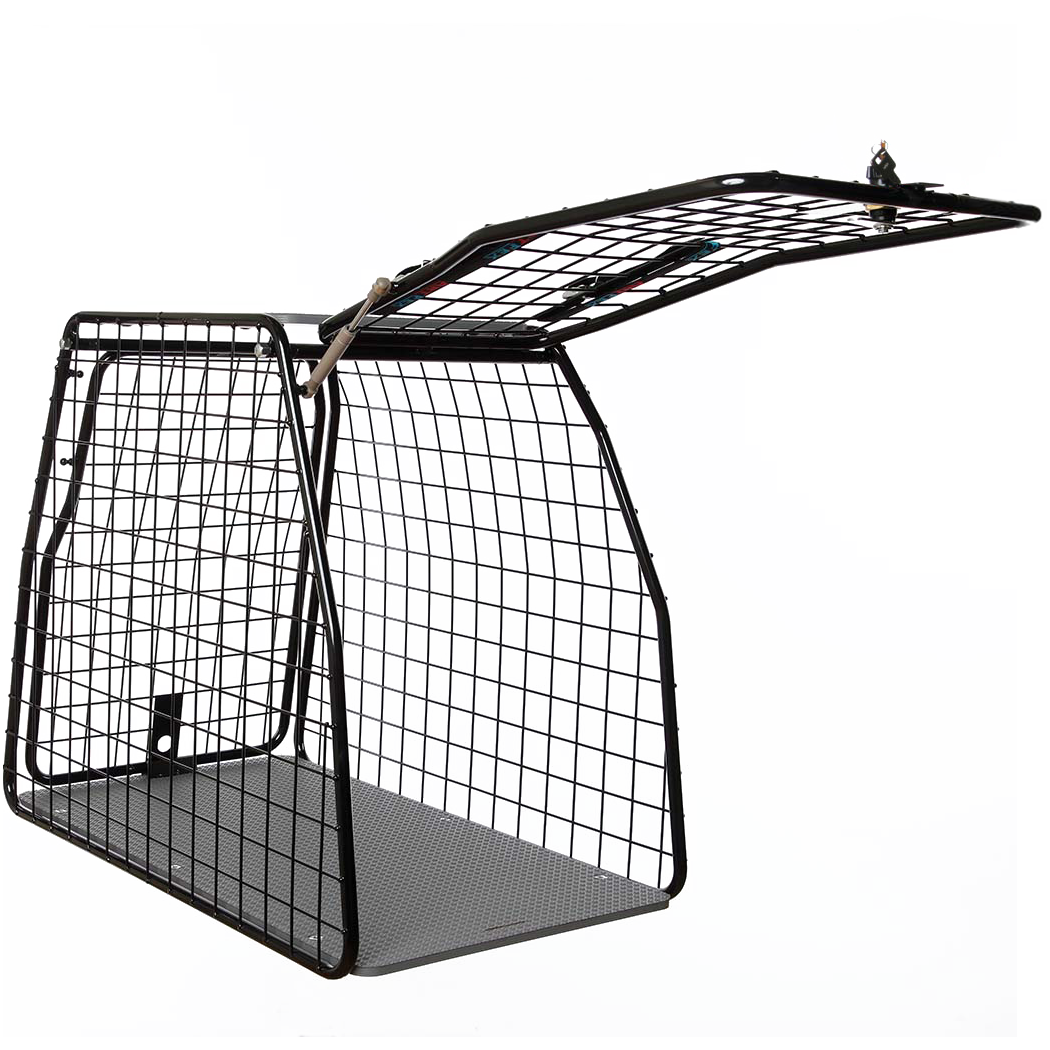 ArtFex - Hundbur (M) Svart - Hundburar - Bilburar - Transportburar - Krocksäker - Black - 10002 - Medium - Krocktestad - Hund - ZOO.se