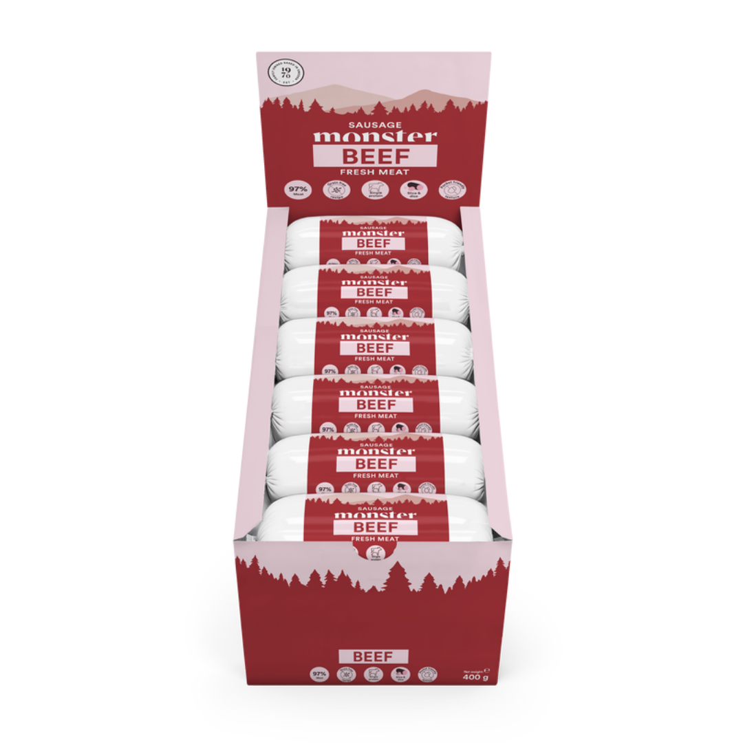 Dog Sausage Beef 12x400 g