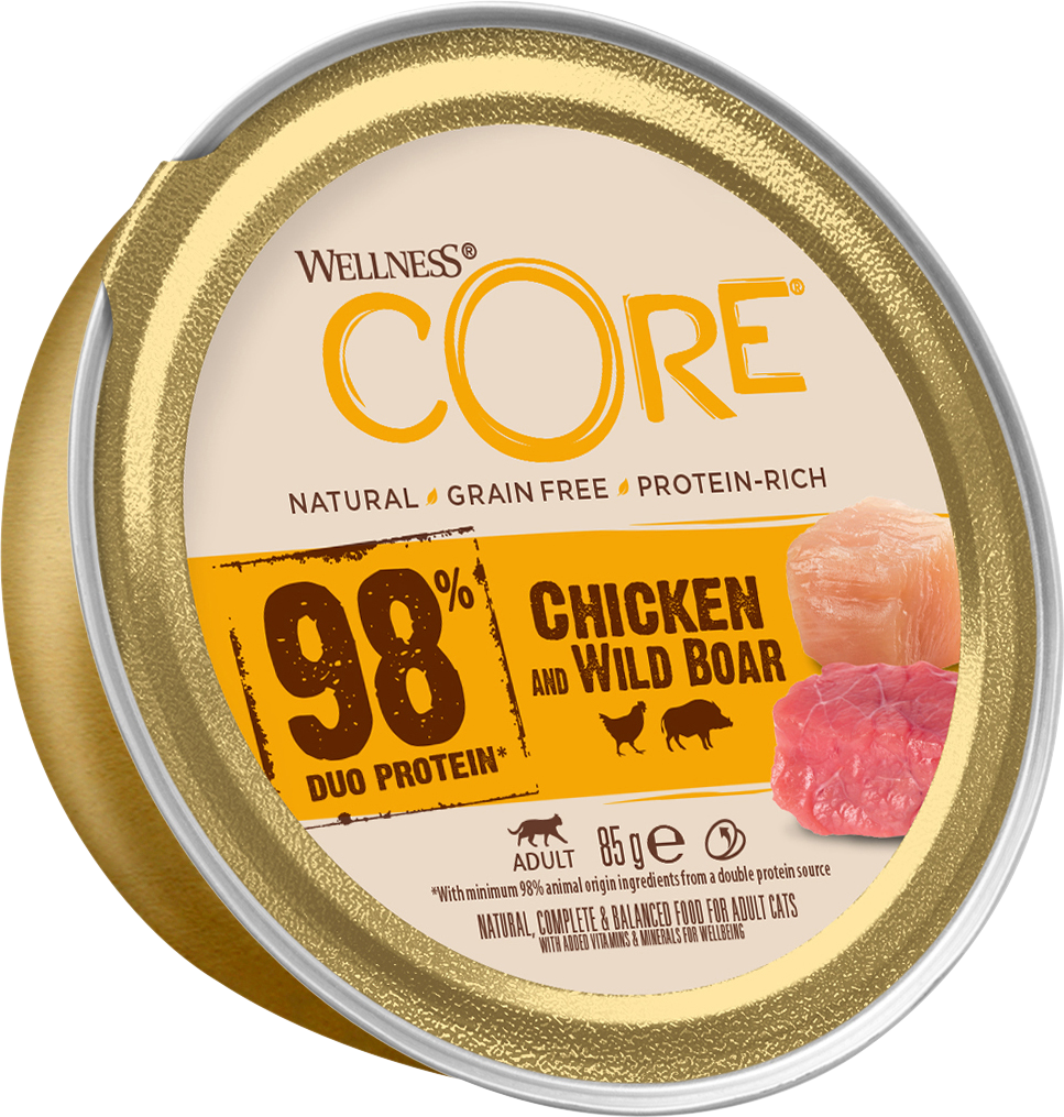 Cat 98% Chicken/Wild Boar Paté 85 g