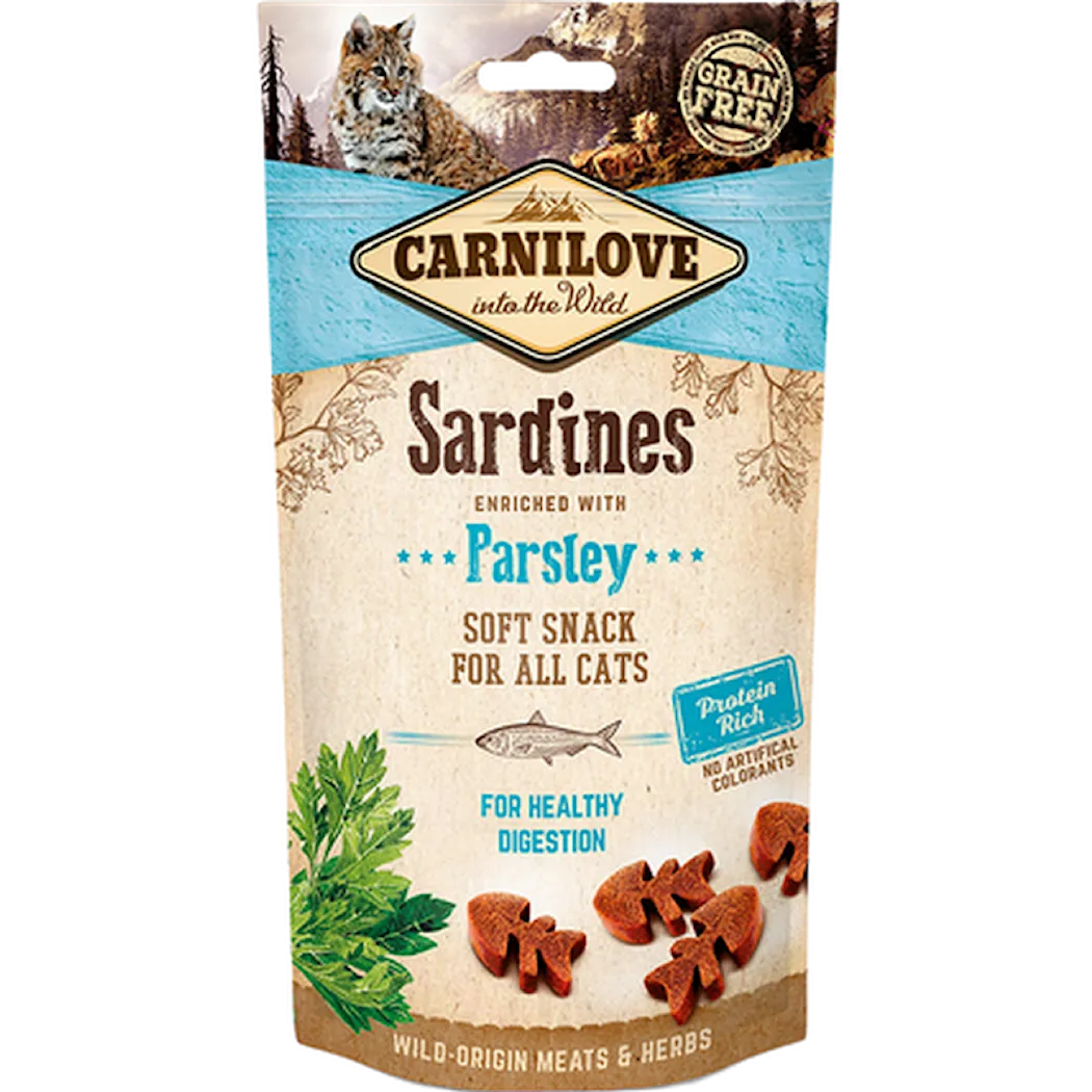 Cat Semi Moist Snack Sardine & Parsley