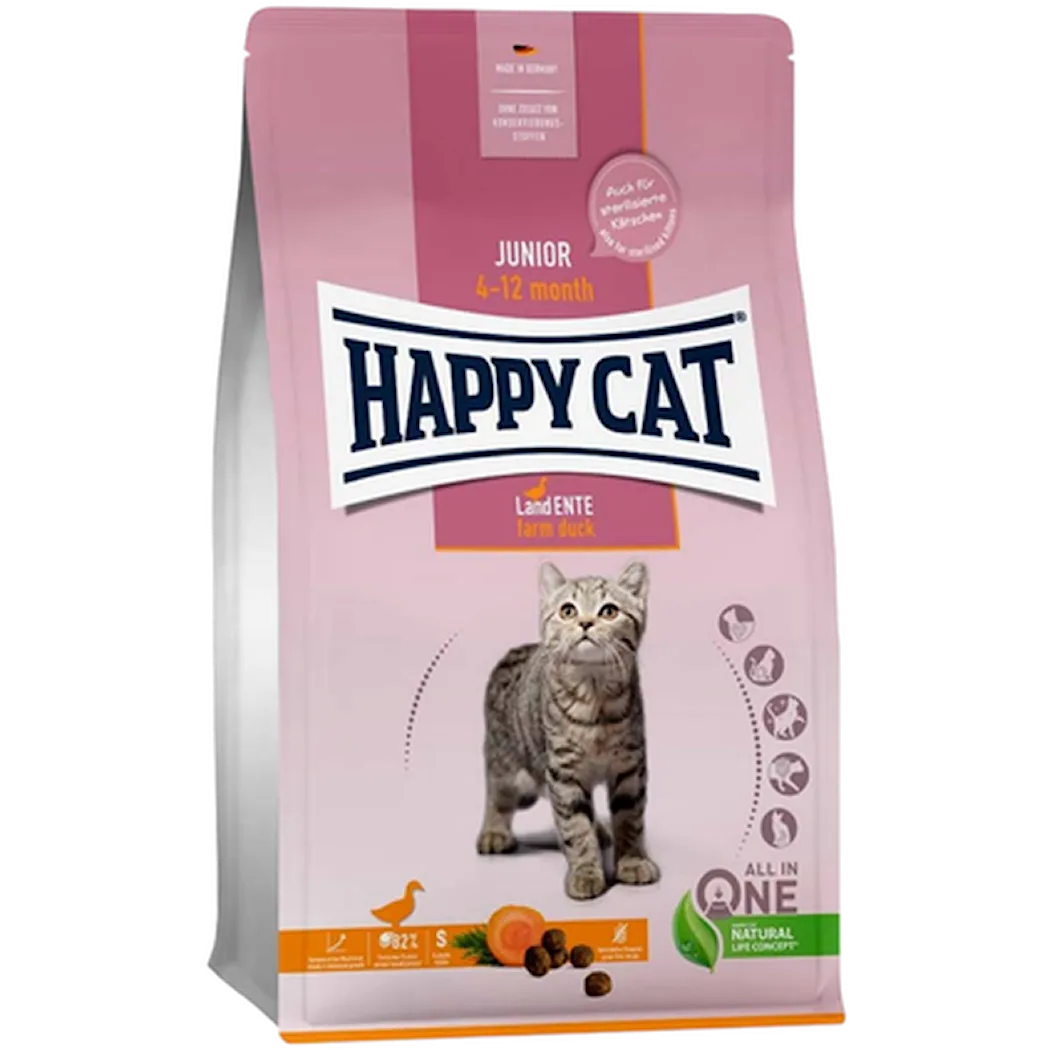 Happy Cat Junior Grain Free Duck Pink 1,3 kg