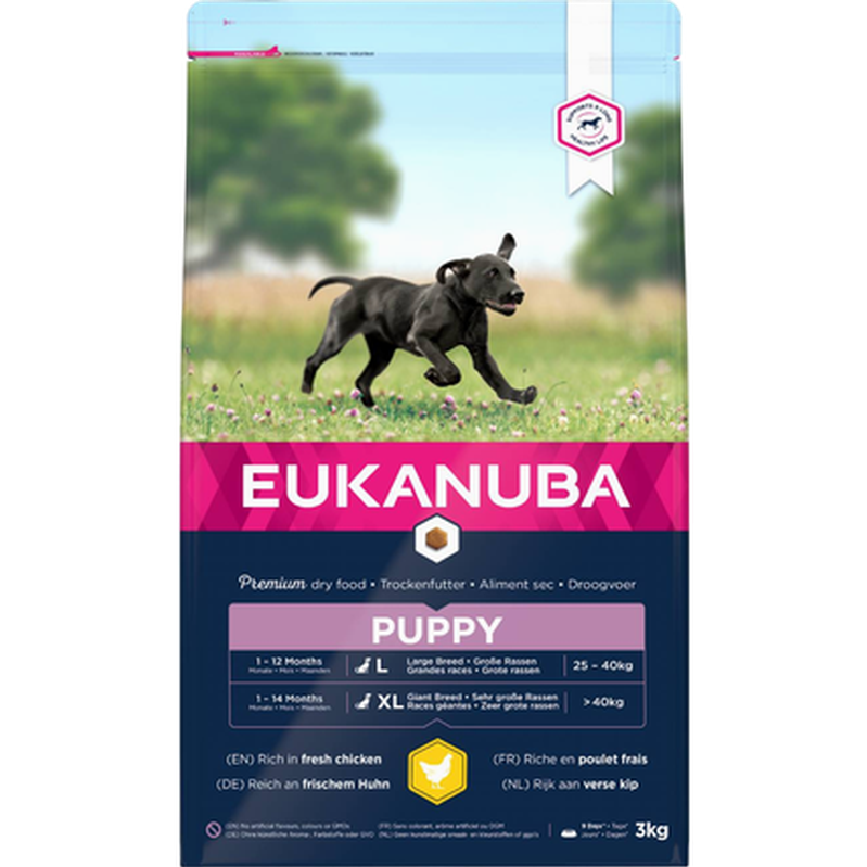 Eukanuba - Dog Puppy Large 15 kg - Hund - Hundmat & hundfoder - Torrfoder för hund - ZOO.se