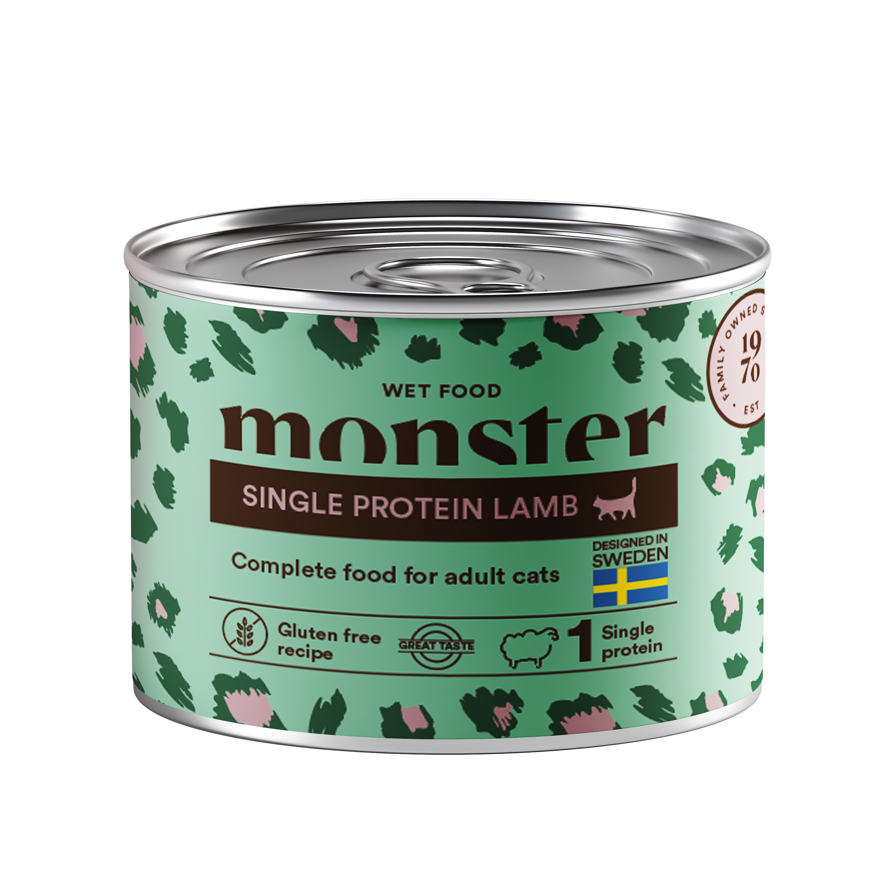 Monster Pet Food - Cat Adult Single Protein Lamb Can 200 g - Katt - Kattfoder & kattmat - ZOO.se