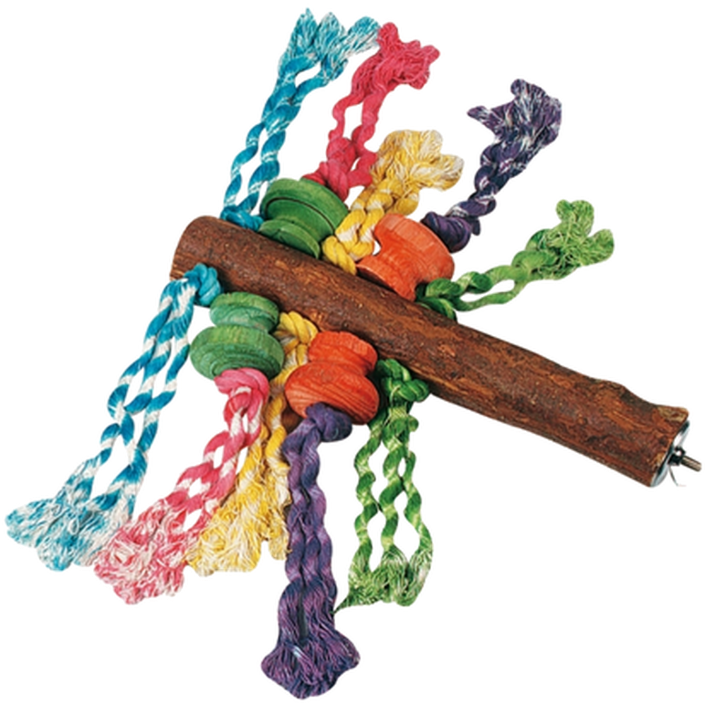 Karlie - Parrot Toy Perch with Beads 30 cm - Fågel - Fågel - ZOO.se